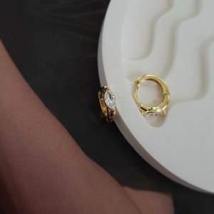 گوشواره حلقه مارکیز ظریف ژوپینگ