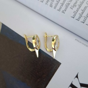 گوشواره مارکیز قاب دار دنباله دار ژوپینگ*