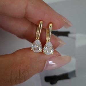 گوشواره ظریف طلایی