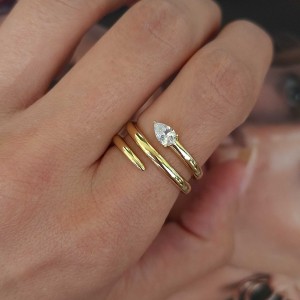 انگشتر ماری سر اشکی ژوپینگ *