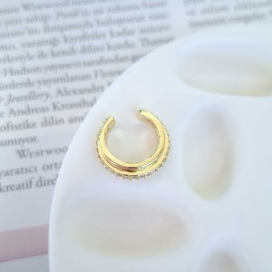 ایرکاف حلقه نگین ظریف خطی