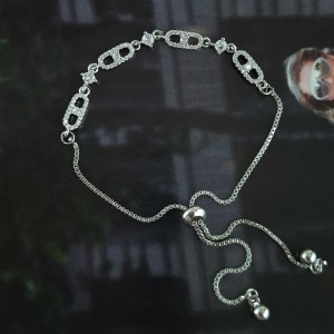دستبند مسیکا آسانسوری نقره‌ای *