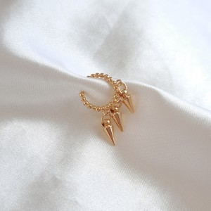 گوشواره ایرکاف با 3 آویز مخروطی ( هر عدد )