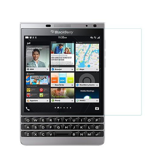 محافظ صفحه نمایش شیشه ای BlackBerry Passport Silver Edition Amazing H