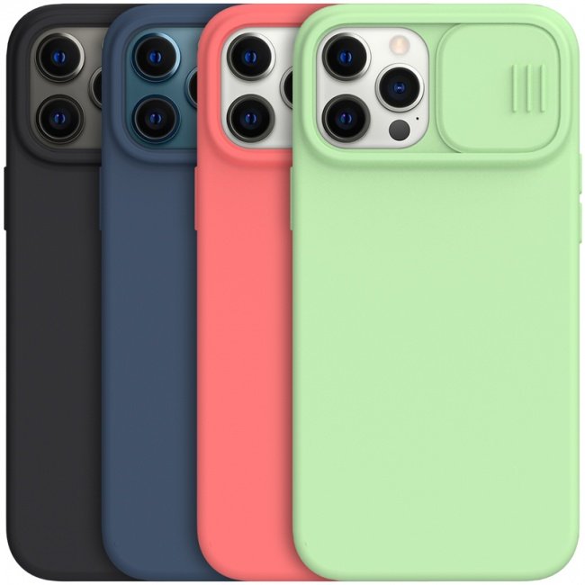 قاب محافظ نیلکین CamShield Silky silicone case for iPhone 12 Pro Max