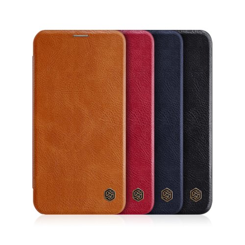 کیف چرمی نیلکین Apple iPhone 12 mini Qin leather case