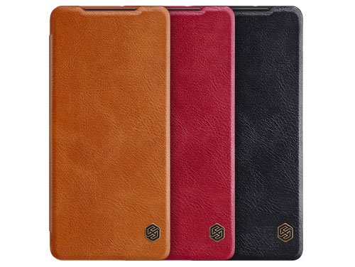 کیف چرمی نیلکین سامسونگ Nillkin Qin Leather Case Samsung S21
