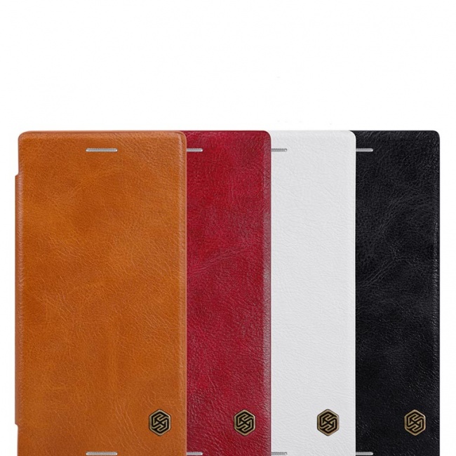 کیف چرمی Sony Xperia XZ Qin leather case