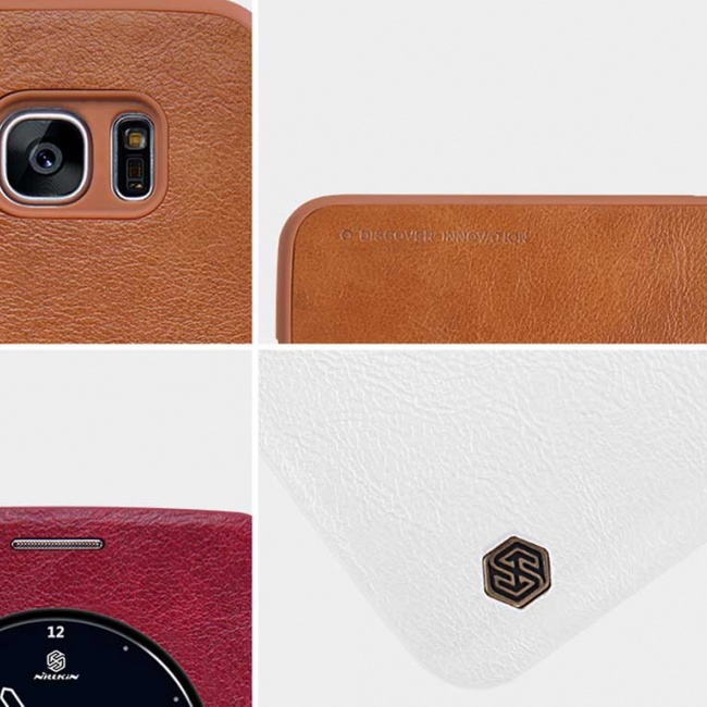 کیف محافظ نیلکین Nillkin Qin leather case For Samsung Galaxy S7 Edge