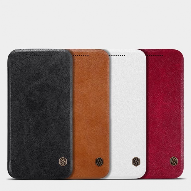 کیف چرمی MOTO G4 Plus Qin leather case