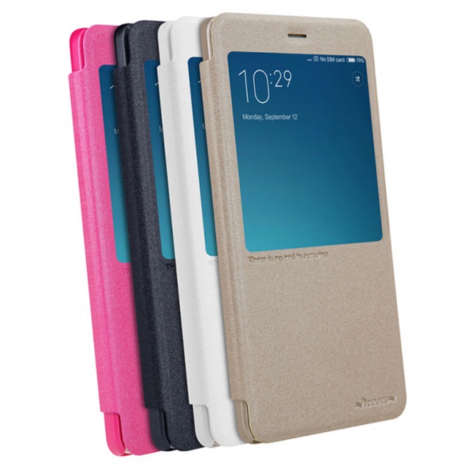 کیف محافظ چرمی نیلکین Nillkin Sparkle Leather Case For Xiaomi RedMi Note 4
