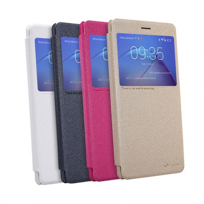 کیف محافظ نیلکین Nillkin Sparkle Leather Case For Huawei Mate 9 Lite