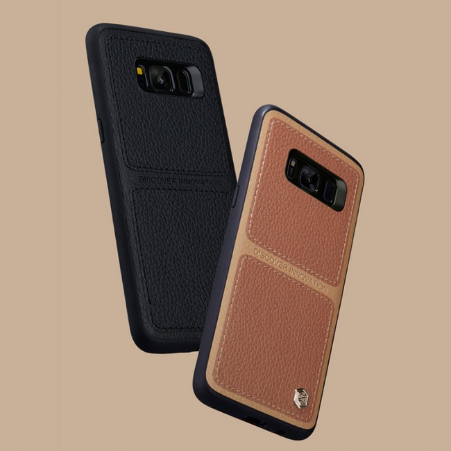 قاب محافظ چرمی نیلکین Nillkin Burt Case For Samsung Galaxy S8