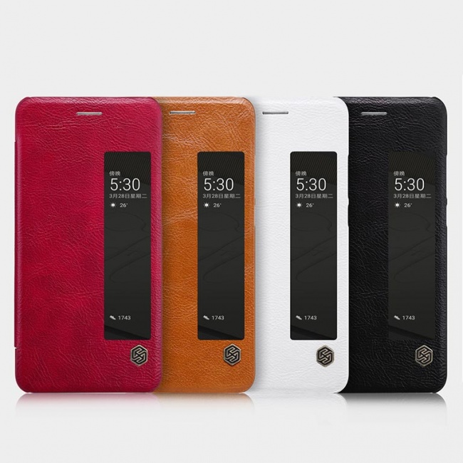 کیف محافظ چرمی نیلکین Nillkin Qin Leather Case For Huawei P10 Plus