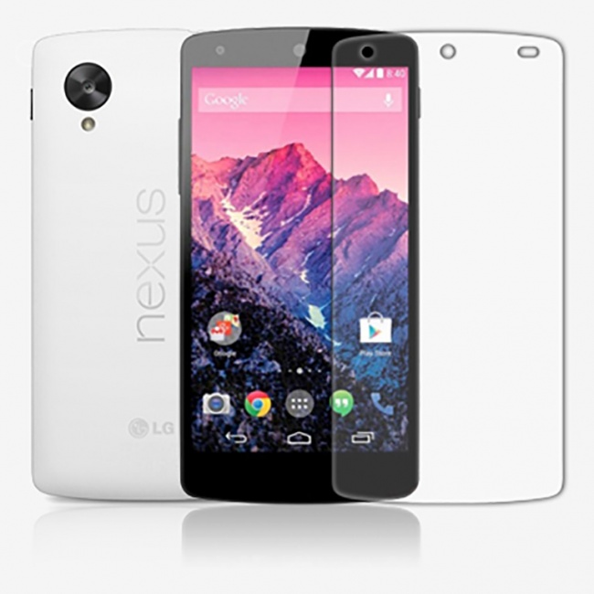 محافظ شفاف صفحه نمایش نیلکین LG Nexus 5 Super Clear Anti-fingerprint