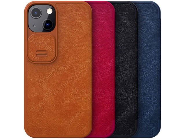 کیف چرمی نیلکین آیفون Nillkin Qin Pro Leather Case iPhone 13