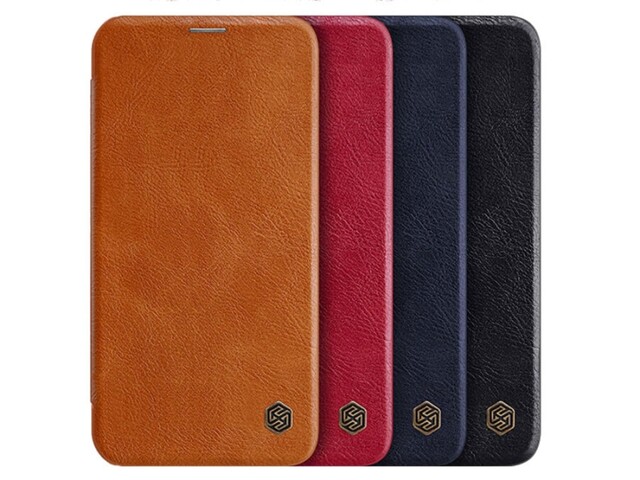 کیف چرمی نیلکین آیفون Nillkin Qin Leather Case iPhone 12 mini