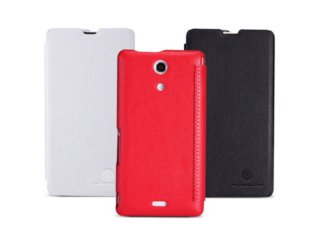 کیف چرمی نیلکین سونی Nillkin Leather Case Sony Xperia ZR