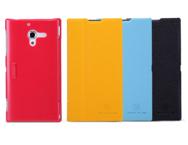 کیف چرمی نیلکین سونی Nillkin Leather Case Sony Xperia ZL