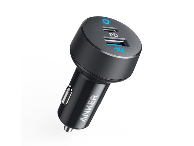 شارژر فندکی دو پورت فست شارژر خودرو انکر Anker A2721HF1 PowerDrive PD 2 Port USB-C Car Charger