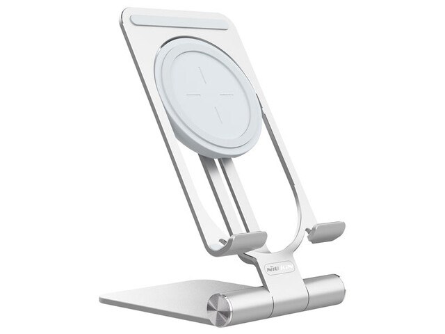 استند و شارژر وایرلس سریع نیلکین Nillkin PowerHold Mini wireless charging stand 15w NKT01