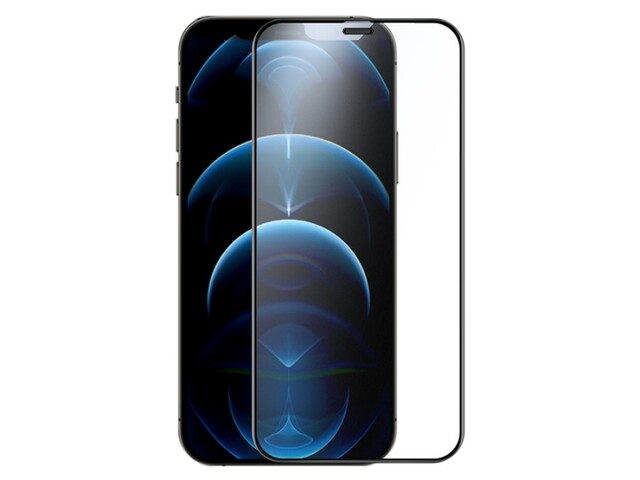 محافظ صفحه نمایش شیشه‌ای مات نیلکین آیفون ۱۲ و ۱۲ پرو - Nillkin iPhone 12/12 Pro FogMirror Full coverage matte tempered glass