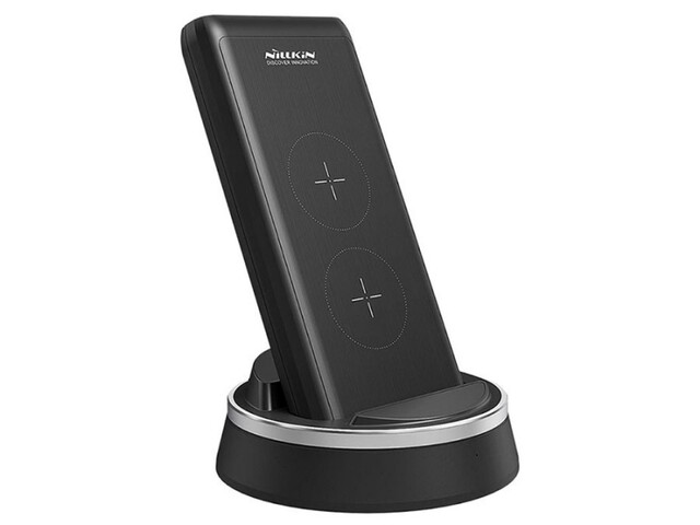 پاور بانک سریع و شارژر وایرلس نیلکین Nillkin PowerMount Wireless Charger Power Bank &amp; Dock