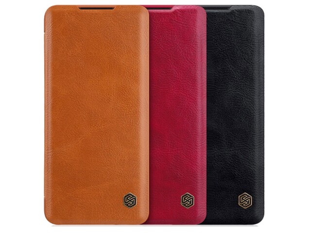 کیف چرمی نیلکین شیائومی Nillkin Qin Leather Case Xiaomi Mi Note 10 Lite