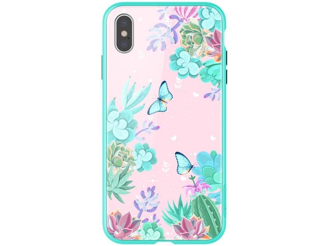 قاب محافظ مگنتی نیلکین آیفون Nillkin Floral case Apple iPhone XS Max