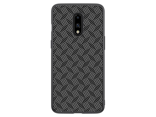 قاب محافظ فیبر نیلکین وان پلاس Nillkin Synthetic Fiber Plaid Case OnePlus 7