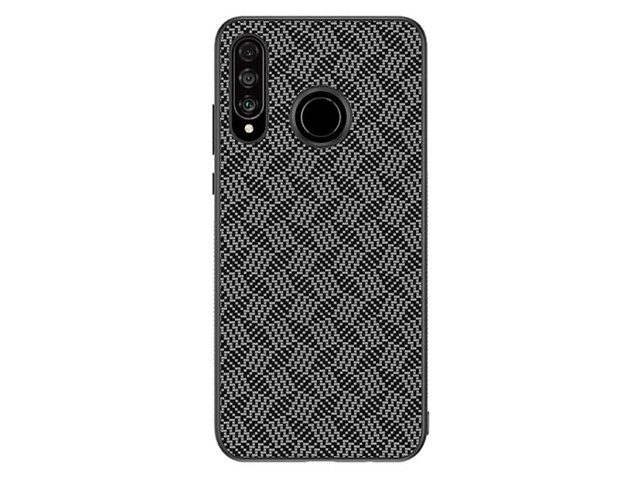 قاب محافظ فیبر نیلکین هواوی Nillkin Synthetic Fiber Plaid Case Huawei P30 Lite/ Nova 4e