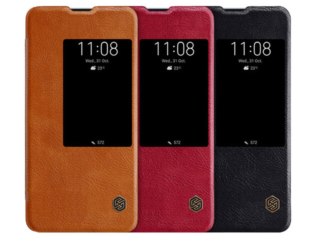 کیف چرمی نیلکین هواوی Nillkin Qin Leather Case Huawei Mate 20 X