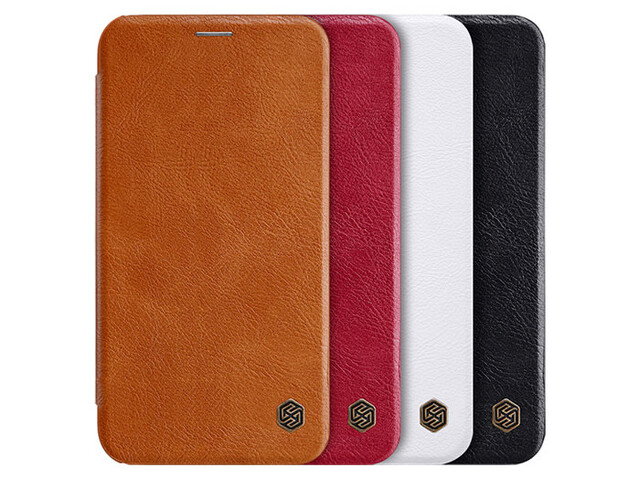 کیف چرمی نیلکین آیفون Nillkin Qin Leather Case iPhone XR