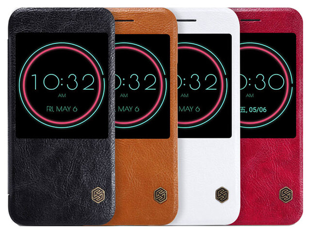 کیف چرمی نیلکین اچ تی سی Nillkin Qin Leather Case HTC 10 Lifestyle
