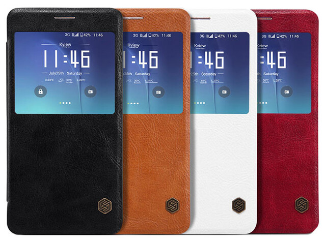 کیف چرمی نیلکین سامسونگ Nillkin Qin Leather Case Samsung Galaxy Note 5