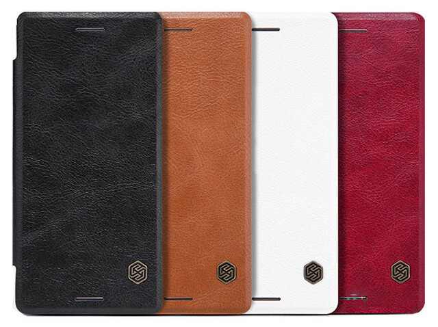 کیف چرمی نیلکین سونی Nillkin Qin Leather Case Sony Xperia X