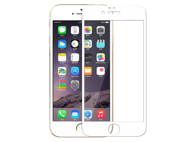 محافظ صفحه نمایش شیشه ای سفید Apple iphone 6 مارک Nillkin