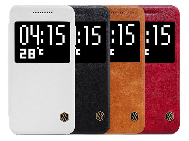 کیف چرمی نیلکین اچ تی سی Nillkin Qin Leather Case HTC One A9