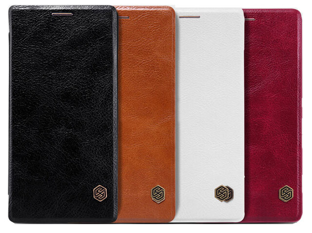 کیف چرمی نیلکین سونی Nillkin Qin Leather Case Sony Xperia C4