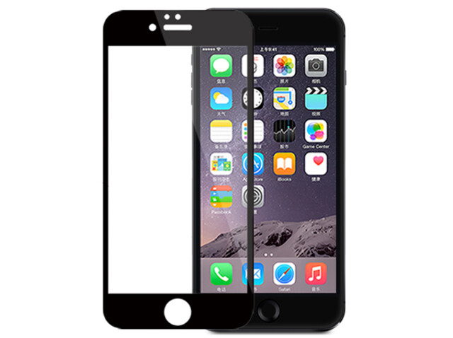 محافظ صفحه نمایش شیشه ای مشکی نیلکین آیفون Nillkin CP+ Glass Apple iPhone 6/6S Plus