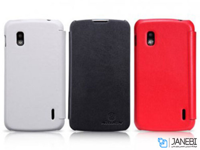 کیف چرمی نیلکین ال جی Nillkin Leather Case LG Google Nexus 4