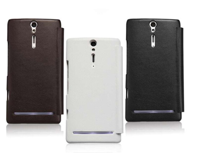 کیف چرمی نیلکین سونی Nillkin Leather Case Sony Xperia S