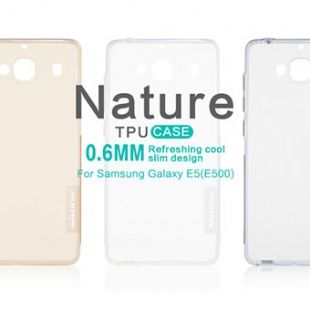 محافظ ژله ای Samsung Galaxy E5 Nature