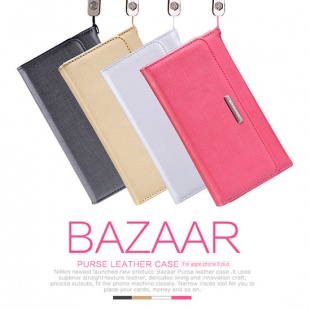 خرید کیف چرمی Apple iPhone 6 Plus Bazaar