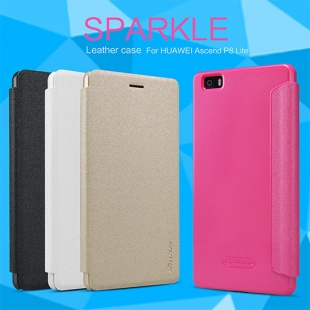 HUAWEI Ascend P8Lite NEW LEATHER CASE- Sparkle Leather Case