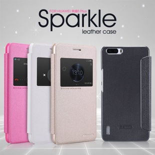 HUAWEI Honor6 Plus NEW LEATHER CASE- Sparkle Leather Case