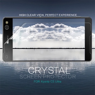 Sony Xperia C5 Ultra Super Clear Anti-fingerprint Protectiv