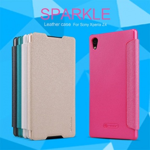 Sony Xperia Z4 NEW LEATHER CASE- Sparkle Leather Case