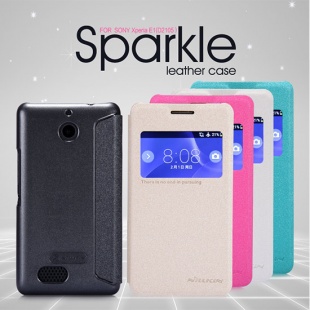 SONY Xperia E1(D2105) NEW LEATHER CASE- Sparkle Leather Case
