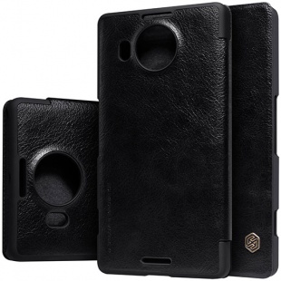 کیف چرمی Lumia 950 XL Qin